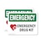 Signmission Drug Kit With Symbol, 14 in W x Rectangle, Vinyl Decal OS-2PACK-EM-D-1014-L-10308 - alternate 1